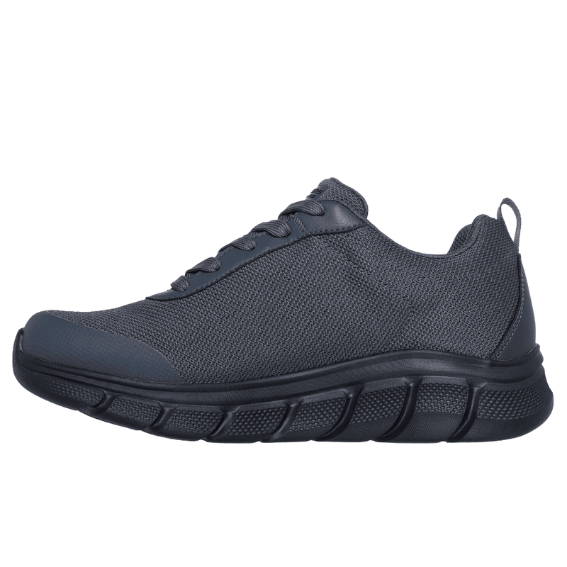 Mens Skechers Waterproof: Bobs Sport Flex Trainers - Charcoal