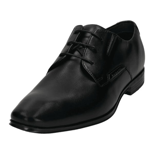 Bugatti Mens A311K Black Leather Lace Up Smart Shoes