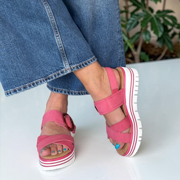 Womens Lunar JLB011 Elise Sandals - Pink