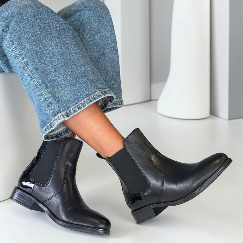 Womens Rieker 77094 Boots - Black