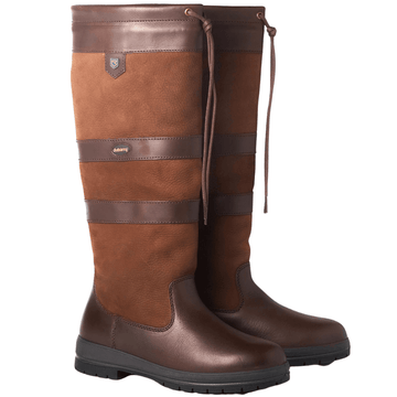 Womens Dubarry Galway Ladies Waterproof Country Boots - Walnut