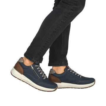 Mens Rieker 11504 Blue Trainers - Blue
