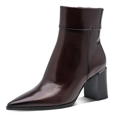 Womens Tamaris 25395 Ankle Boots - Merlot