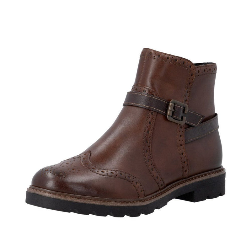 Womens Remonte D2Q74 Chestnut Boots - Chestnut