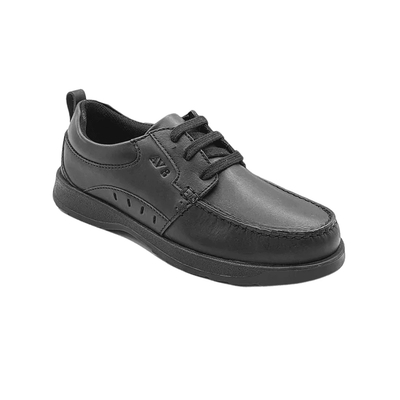 Boys AV8 By Dubarry Killian Lace Up Shoes - Black Leather
