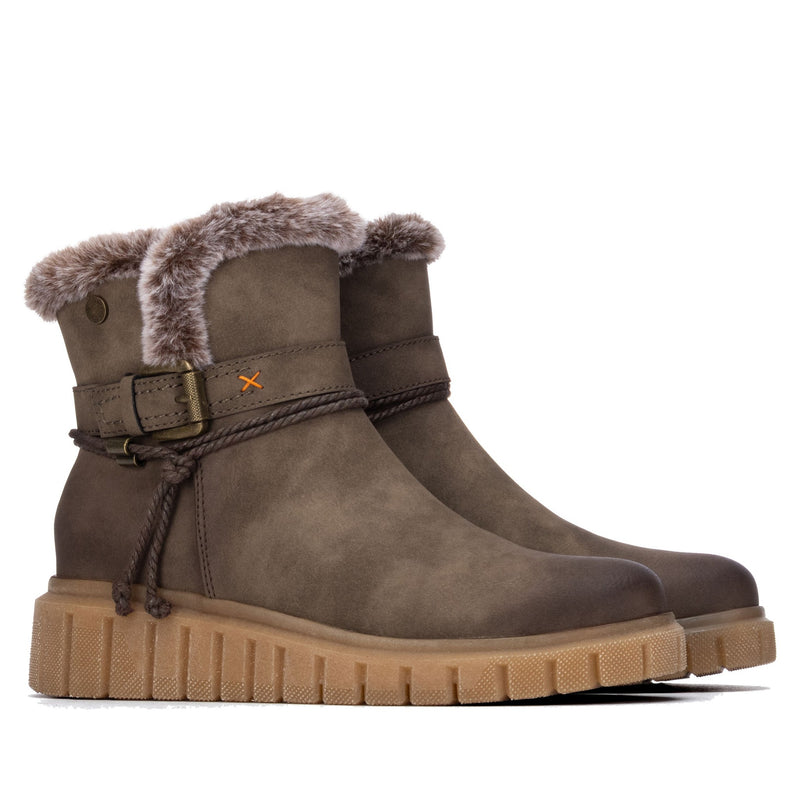 Womens Refresh 176214 Taupe Ankle Boots - Taupe