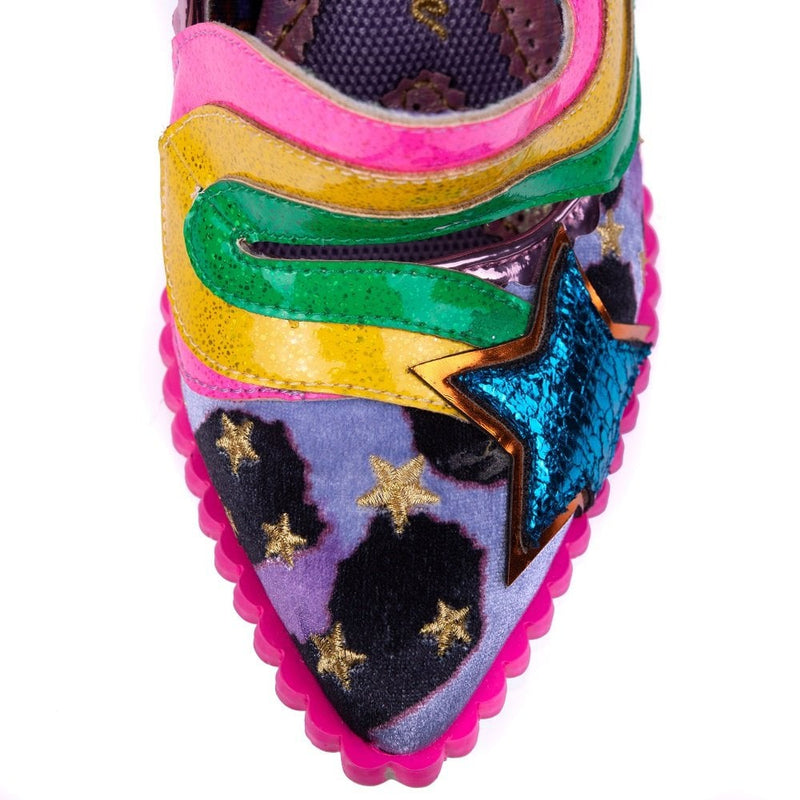 Womens Irregular Choice Galactic Thunder Pink Multi - Pink