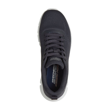 Womens Skechers 117700 Engineered Knit Lace Up Bobs B Lite Trainer - Dark Navy