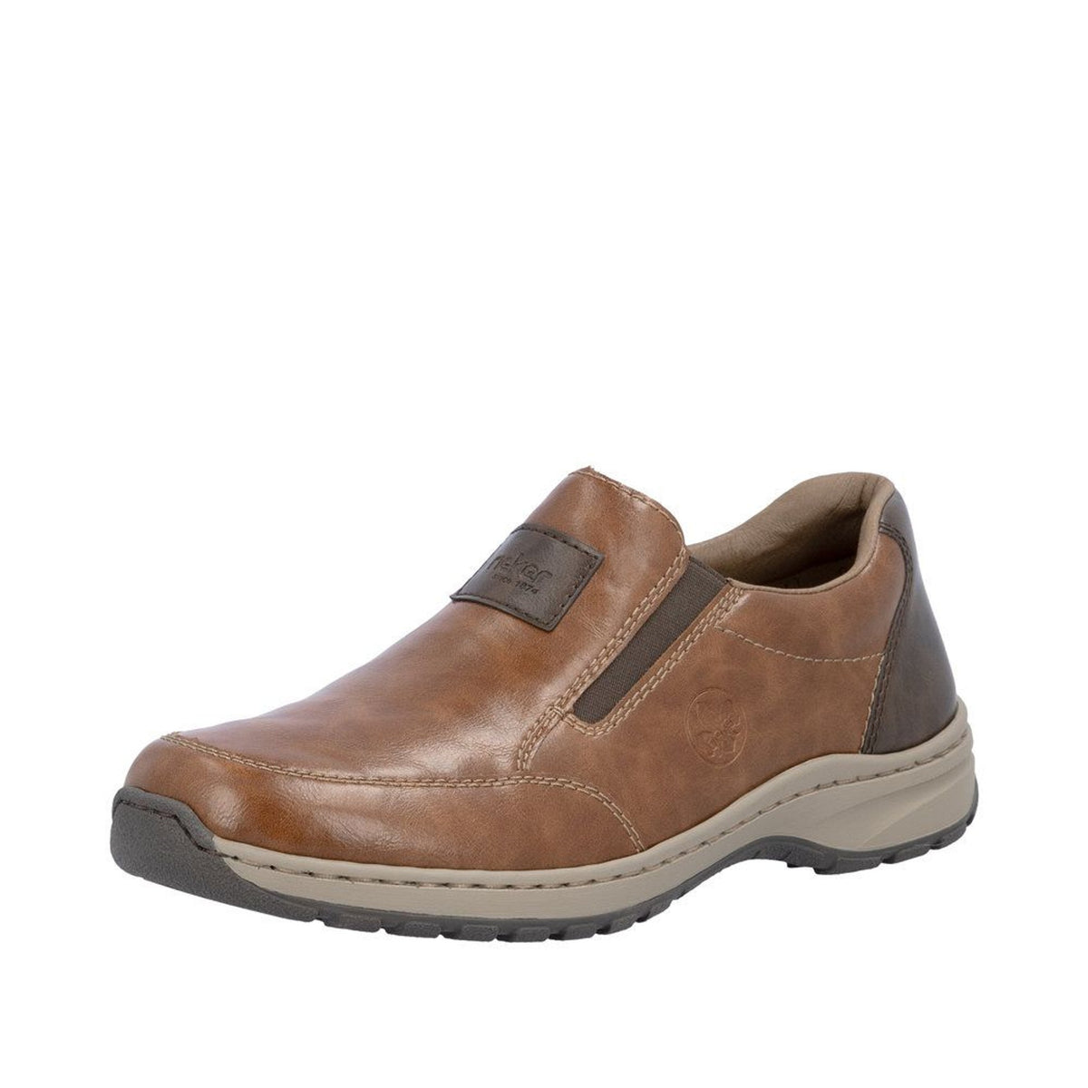 Mens Rieker 03354 Peanut Casual Slip-On Shoe