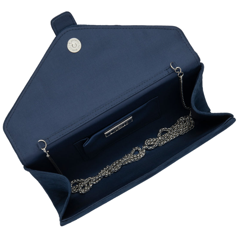 Womens Lotus ULG085 Clutch Aletta Bag - Navy