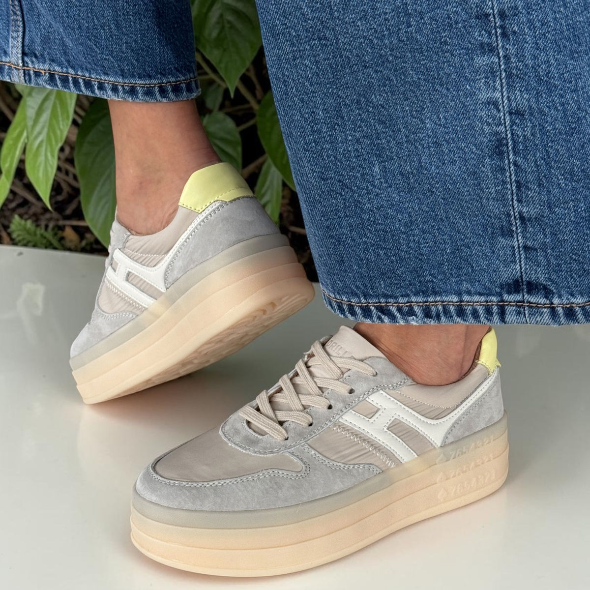 Womens Drilleys Ninety Three Whipped Trainers