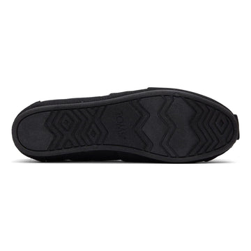 Womens Toms Alpargata Espadrilles - Black with Black