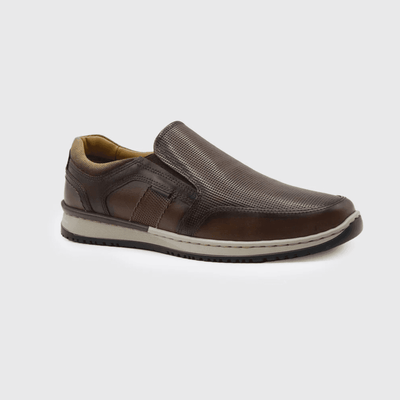 Mens Dubarry Bateman Casual Slip On Shoes - Brown Leather