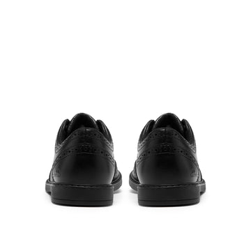 Girls Clarks Scala Style Older Black School Shoes - Black