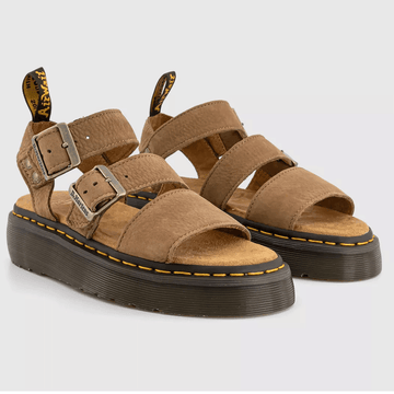 Womens Dr Martens Gryphon Quad Sandals - Tan