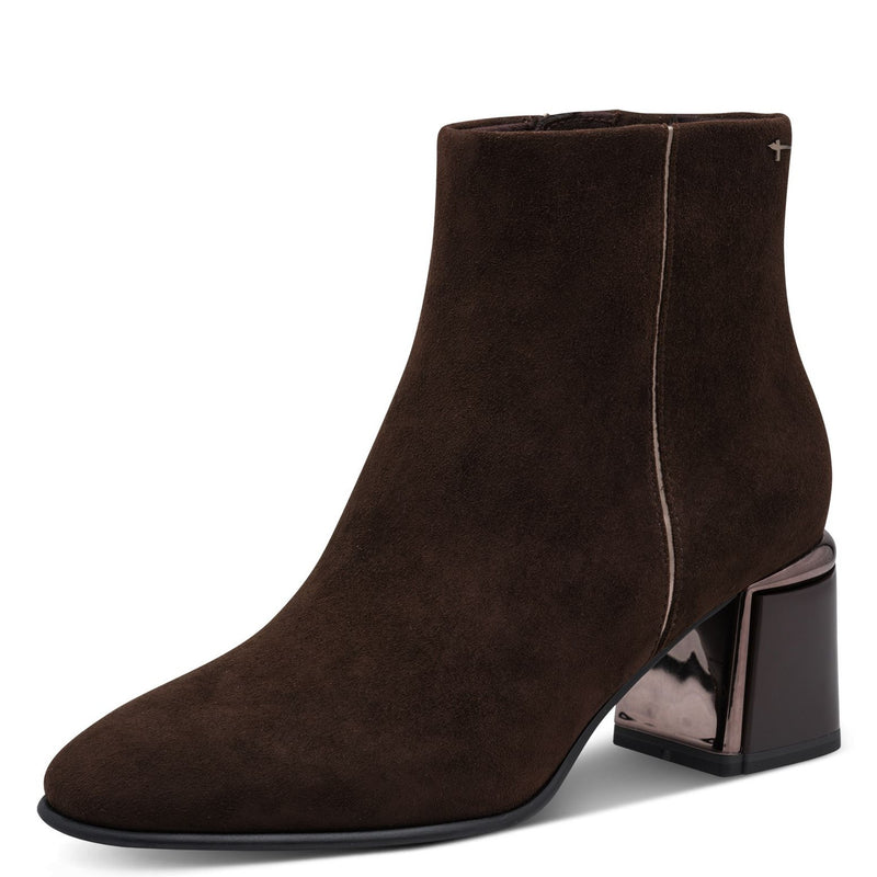 Womens Tamaris 25396 Ankle Boots - Mocca