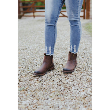 Womens Cotswold Laverton Ankle Boots - Brown