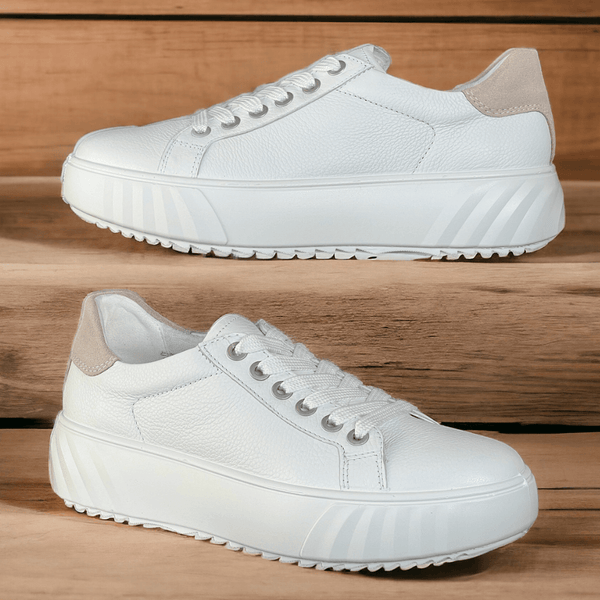 Womens Ara Monaco White - White