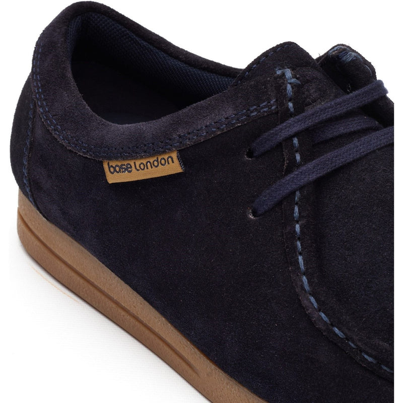 Mens Base London Koko Casual Lace-up Shoes - Navy