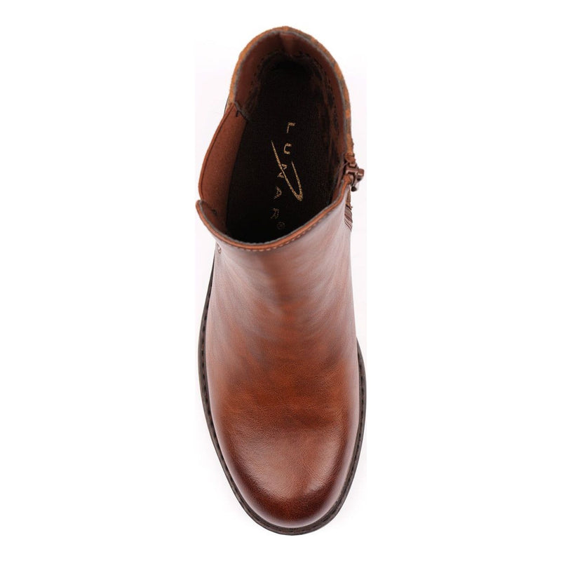 Womens Lunar Simone Tan Ankle Boots - Tan