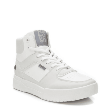 Womens Refresh White & Grey High Top Trainers - White