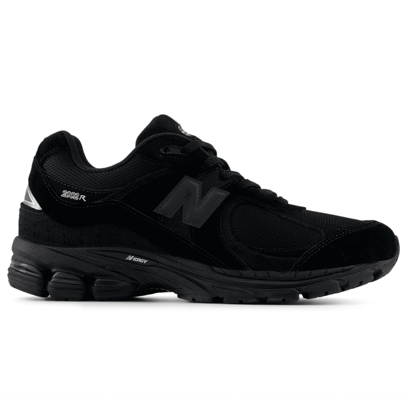 Mens New Balance 2002 Trainers - Black with Black Metallic
