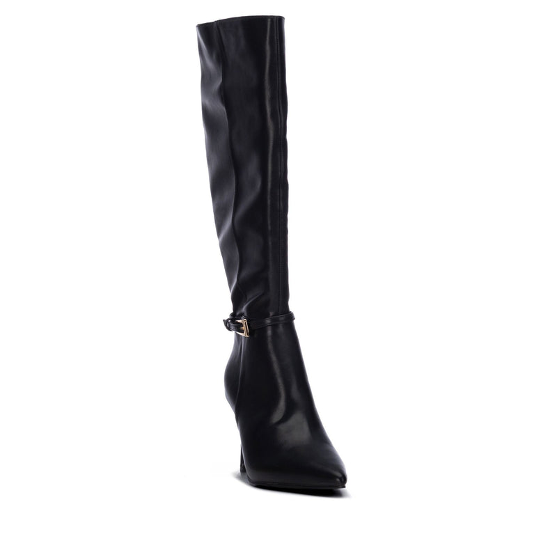 Womens Xti 146466 Black Long Boots - Black