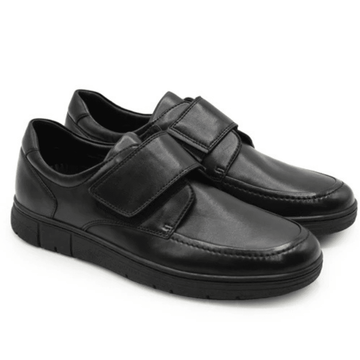 Dubarry Mens Briar Black Velcro Strap Shoes - Black