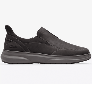 Clarks Mens Mullan Step Slip On Shoes - Dark Brown