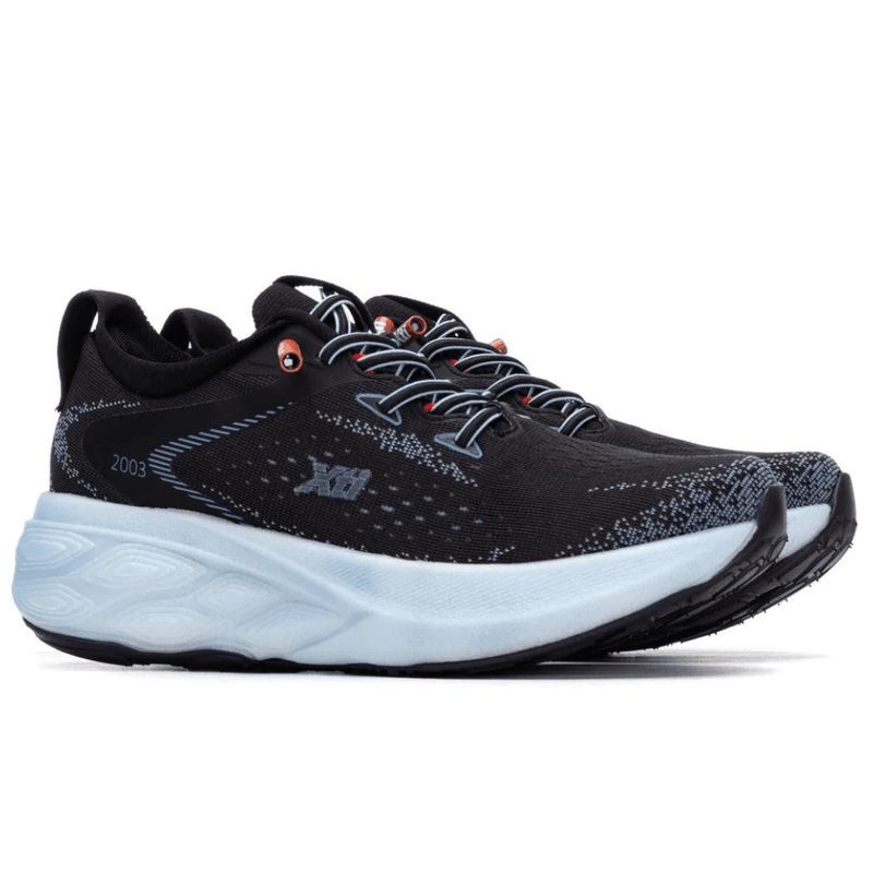 Womens Xti 145410 Knit Sporty Trainers - Black
