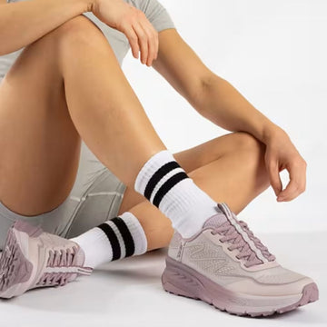 Womens Skechers Slip Ins: Switch Back Mist Trainers - Pink Multi