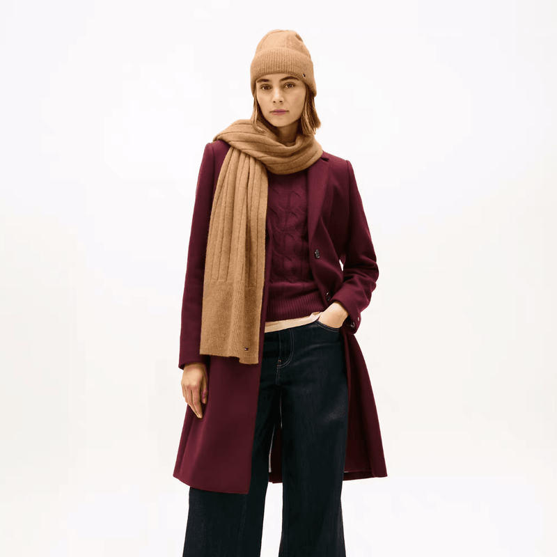 Tommy Hilfiger Fluffy Beanie and Scarf Gift Box