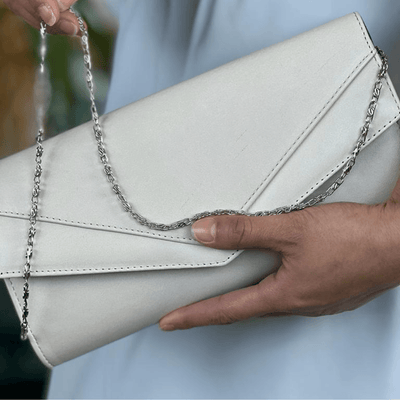 Lotus Claire Rounded Clutch Bag - Nude Pink