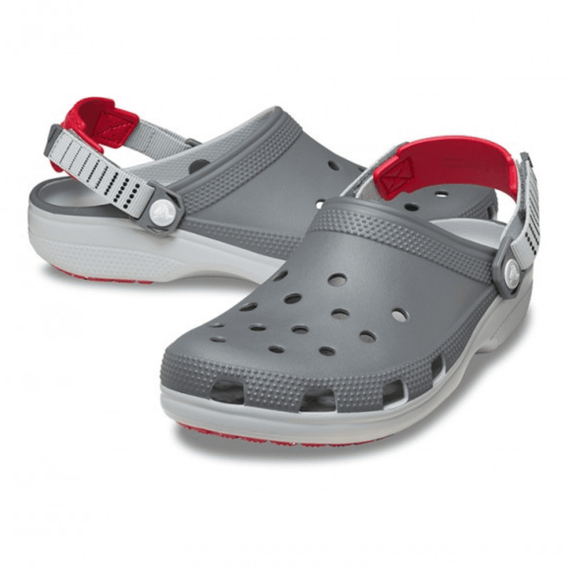 Mens Crocs Classic Turbo Clogs - Slate Grey
