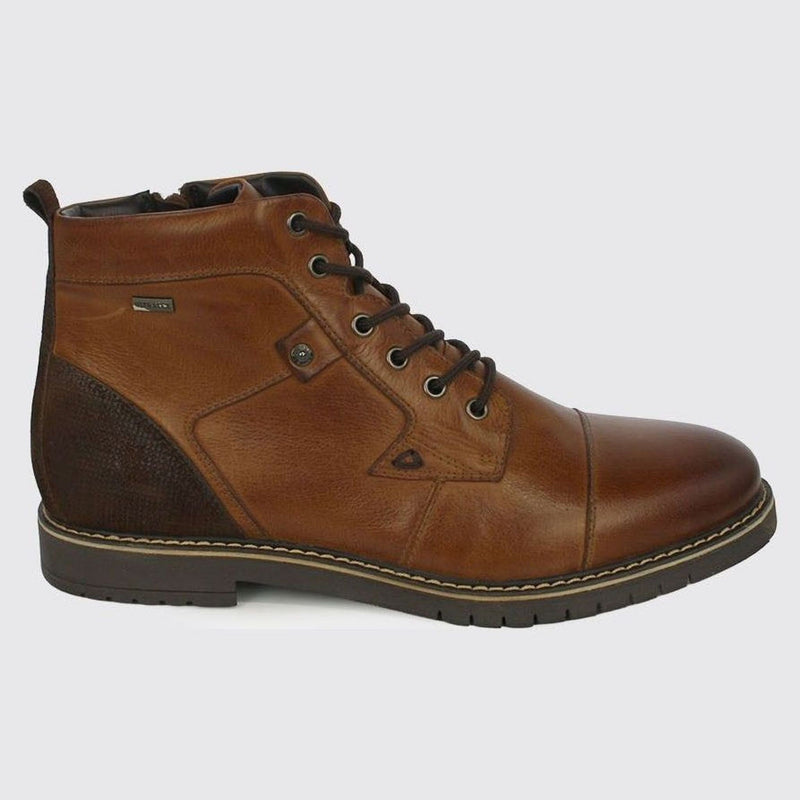 Mens Dubarry Stetson Leather Ankle Boots - Tan