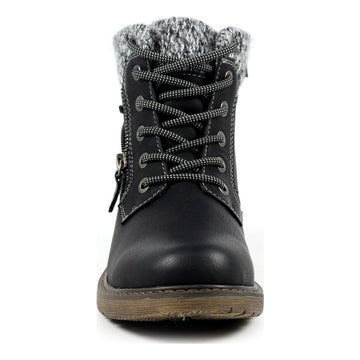 Womens Lunar Benson III Black Waterproof Ankle Boots - Black