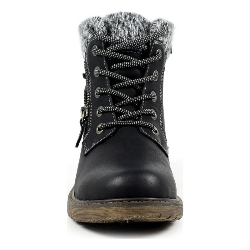 Womens Lunar Benson III Black Waterproof Ankle Boots - Black