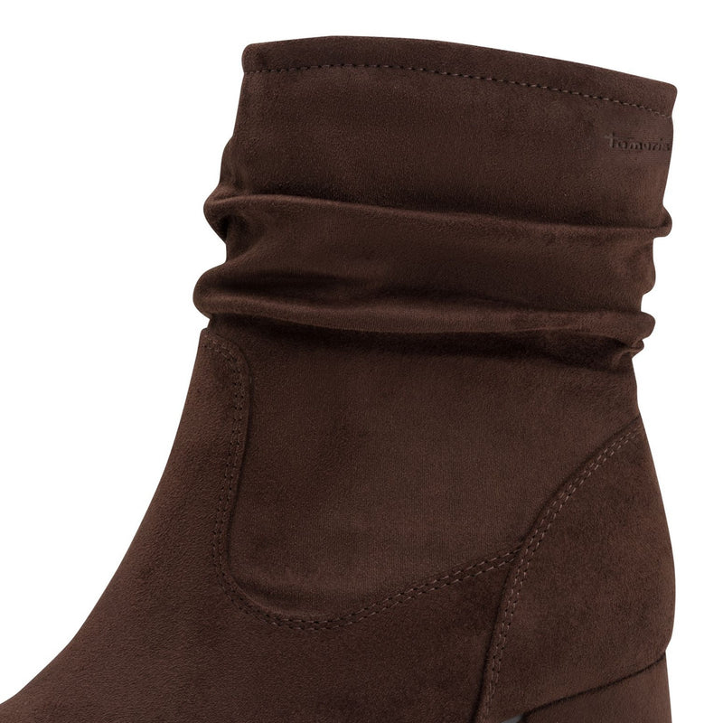Womens Tamaris 85301 Ankle Boots - Mocca