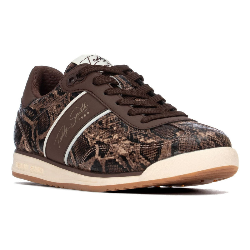 Womens Teddy Smith 121005 Brown Trainers - Brown