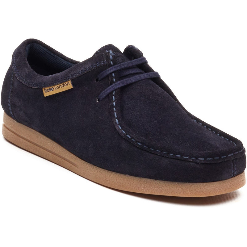 Mens Base London Koko Casual Lace-up Shoes - Navy