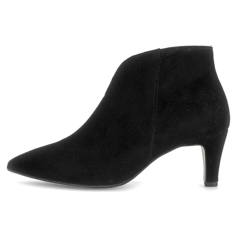 Womens Gabor 8017 Black Ankle Boots - Black