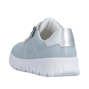 Womens Rieker N1313 Blue Trainers - Blue