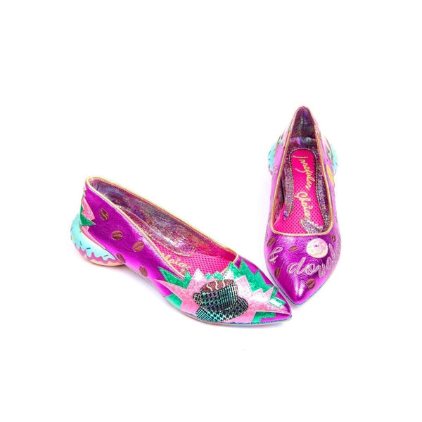 Womens Irregular Choice Donut Worry - Pink