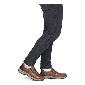 Mens Rieker 03354 Peanut Casual Slip-On Shoe - Peanut