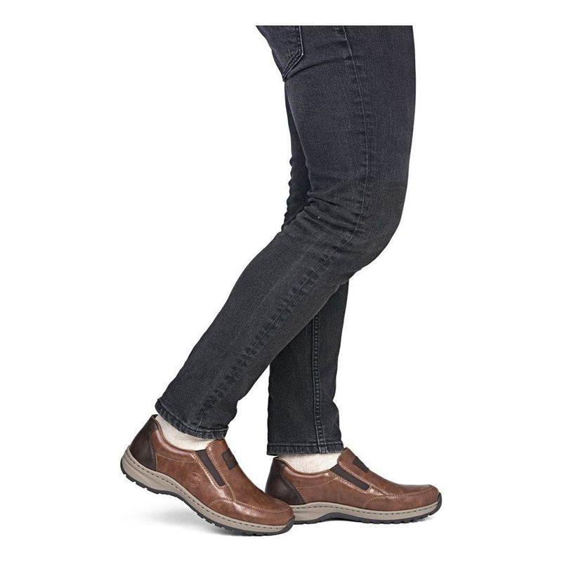 Mens Rieker 03354 Peanut Casual Slip-On Shoe - Peanut