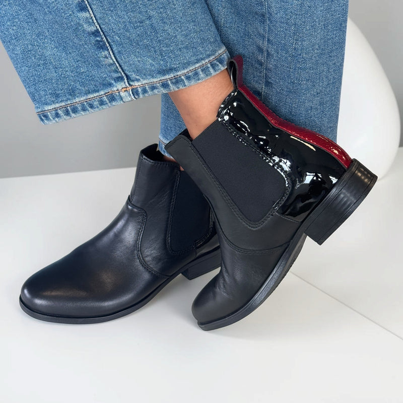 Womens Rieker 77094 Boots - Black