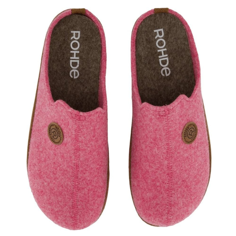 Womens Rohde 6120 Foggia Mule Slippers - Pink