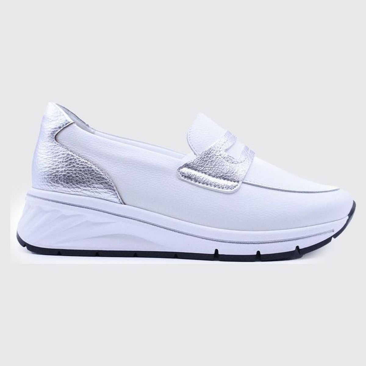 Womens Suave Como 6010 White Trainers