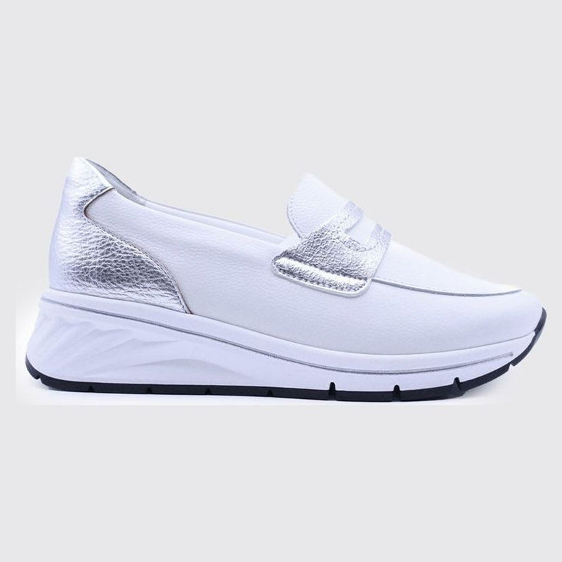 Womens Dubarry Suave Como 6010 White Trainers - White