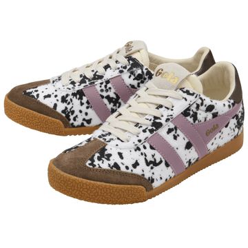Womens Gola Elan Savanna Trainers - Dalmatian